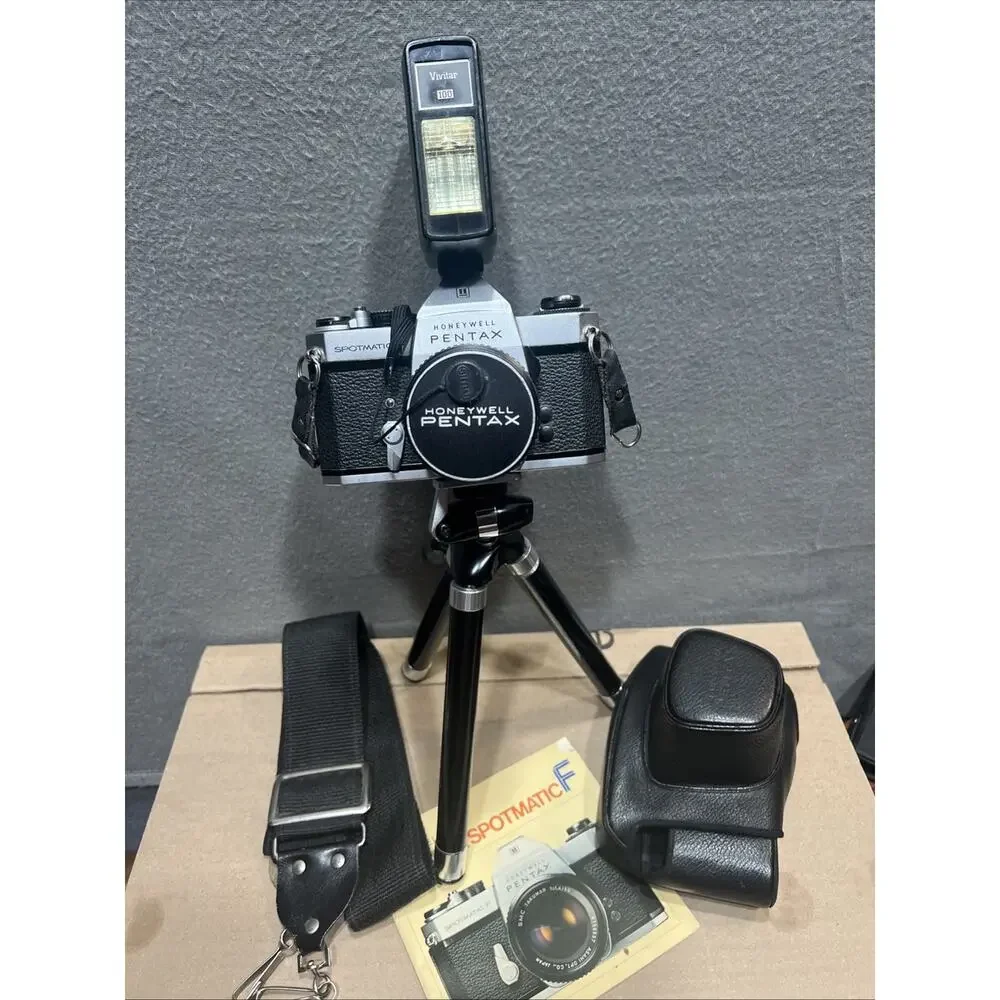 Vintage Honeywell Pentax Spotmatic F 35mm SLR Film Bundle READ